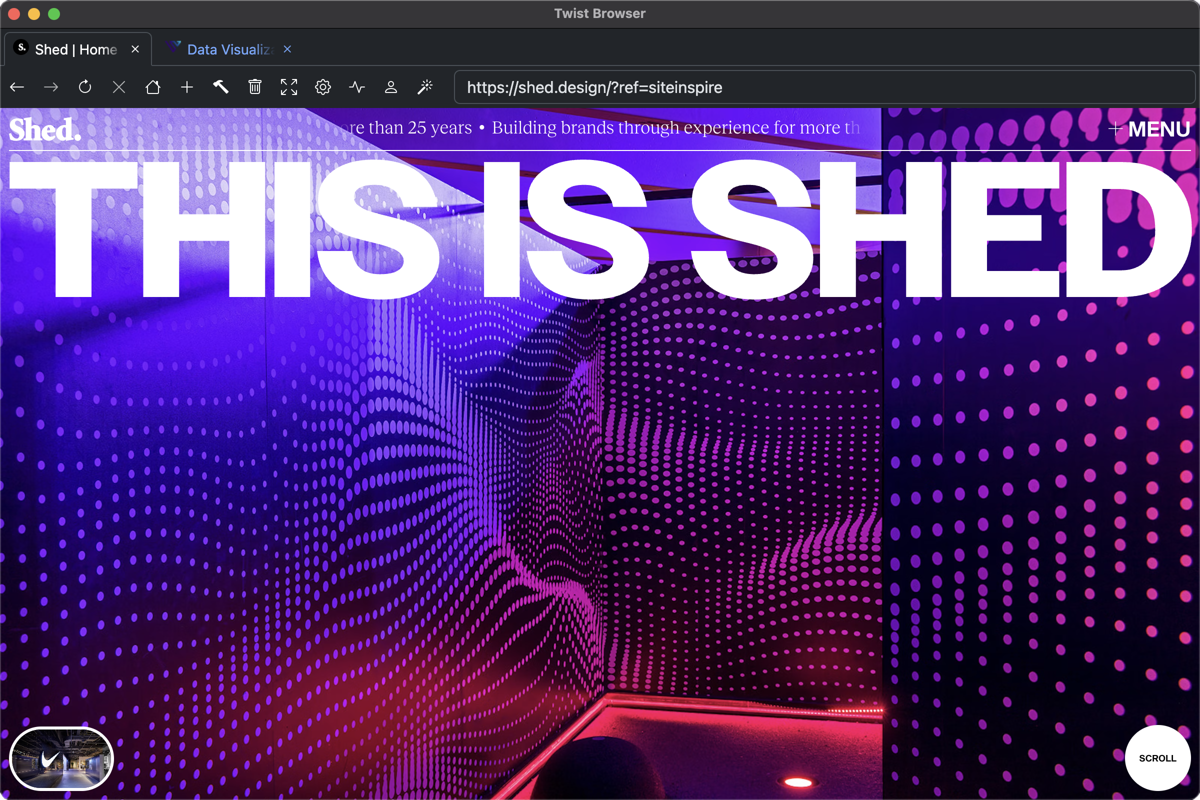 Twist browser preview